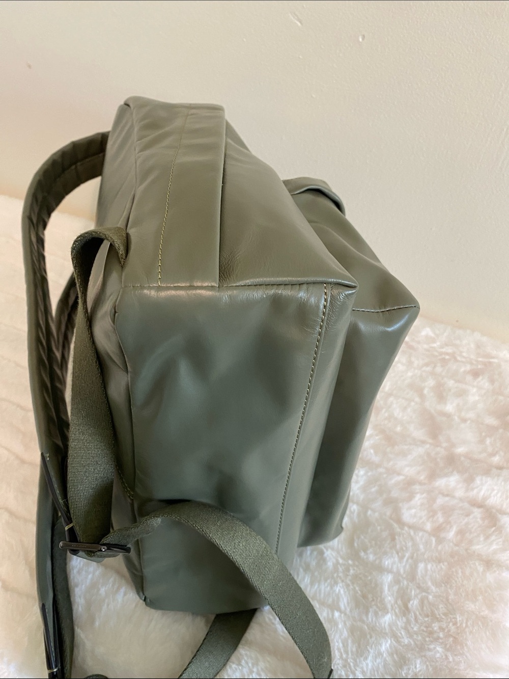 COACH  Hall Backpack In Army Green Leather MSRP $495 NWT Unisex - Picture 12 of 15